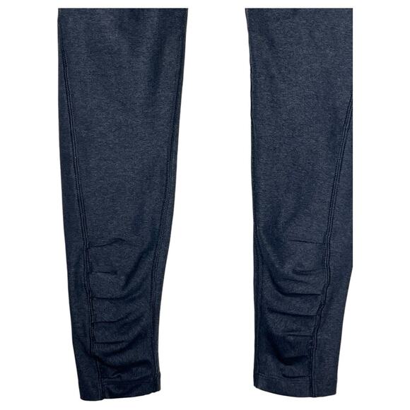 The North Face Leggings Womens S Ankle Pants Logo Stretch Pull On Yoga Gray - Picture 9 of 11